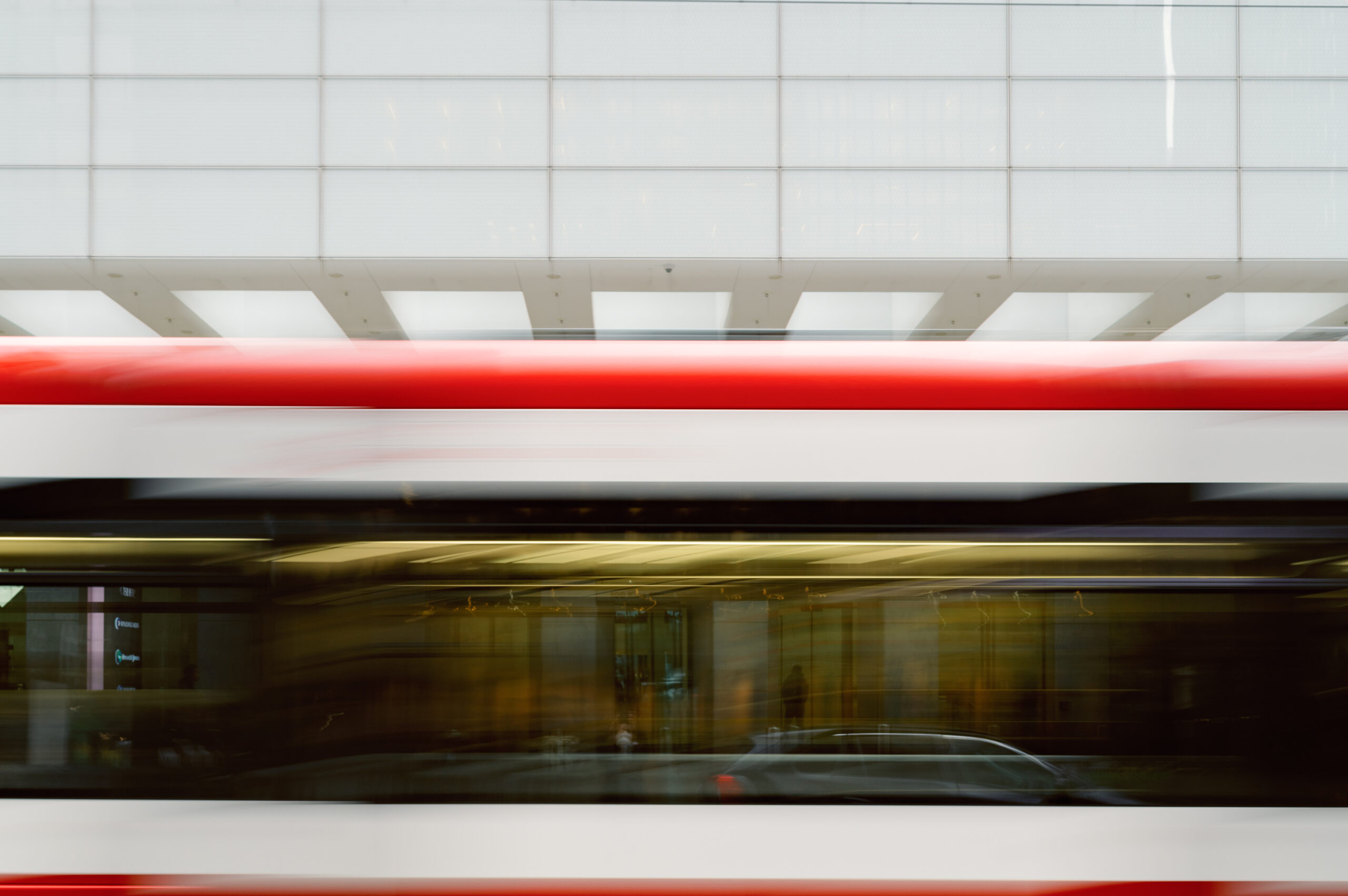 Toronto streetcar going by